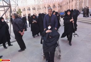 اقامه نماز یادگار امام بر پیکر مرحوم حجت الاسلام والمسلمین حاج حسین اشرفی اصفهانی