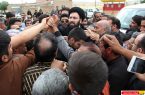 حضور یادگار امام در مراسم گرامیداشت آیت الله صادقی در ازنا -۱