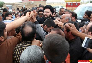 حضور یادگار امام در مراسم گرامیداشت آیت الله صادقی در ازنا -۱