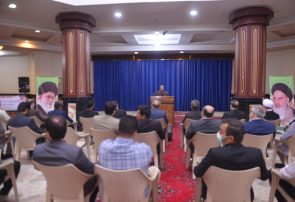آئین  تودیع و معارفه  رئیس جدید حوزه قضایی بخش آفتاب در حرم مطهر امام راحل