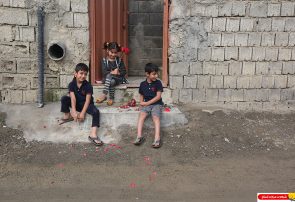 حضور حجت االاسلام و المسلمین سید علی خمینی در روستای برنت سواد کوه