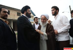 بازدید حجت الاسلام و المسلمین سید علی خمینی از حوزه علمیه کوتنا قائم شهر