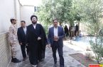 حضور سید علی خمینی در بیت تاریخی امام راحل (س) در قم