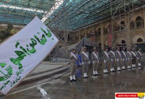 دیدار محیط بانان با آیت الله سید حسن خمینی در حرم مطهر امام خمینی (س)