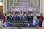 تجدید میثاق مدیران و کارکنان سازمان آتش نشانی با آرمان های امام راحل (س)