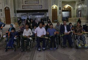 تجدید میثاق  موسسه معلولین باور سبز مشهد با آرمان امام راحل (س)