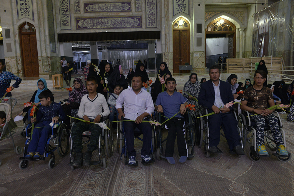 تجدید میثاق  موسسه معلولین باور سبز مشهد با آرمان امام راحل (س)