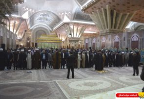 حضور یادگار امام در حرم مطهر امام خمینی / ۲۰ اسفند ۹۴