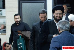 مراسم عزاداری شهادت حضرت فاطمه (س) در منزل حاج علی انسانی با حضور یادگار امام