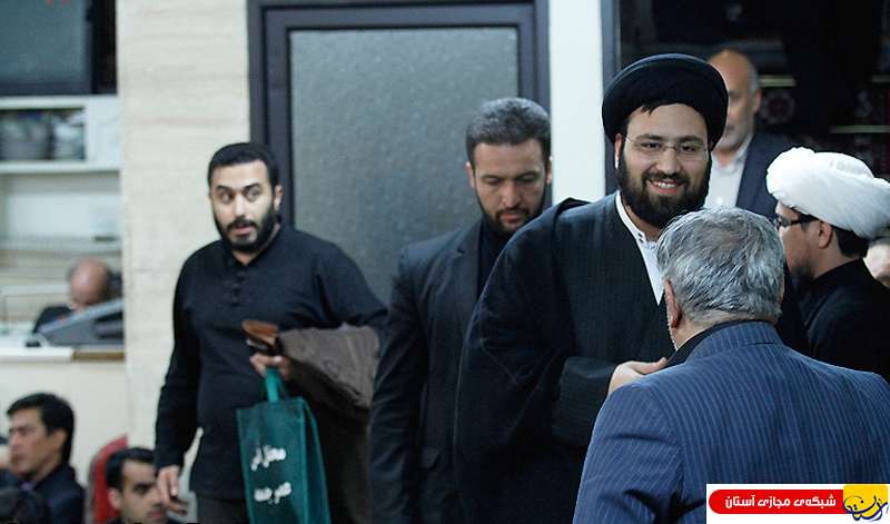 مراسم عزاداری شهادت حضرت فاطمه (س) در منزل حاج علی انسانی با حضور یادگار امام