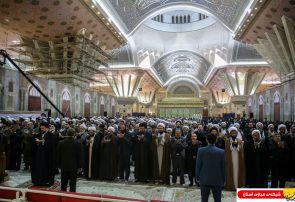 مراسم بیست و یکمین سالگرد رحلت حجت الاسلام و المسلمین حاج سید احمد خمینی (ره) در حرم مطهر امام خمینی(س)