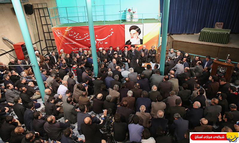 عزاداری هیئت ایثارگران به مناسبت شهادت حضرت زهرا(س) با حضور یادگار امام