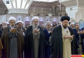 اقامه نماز مغرب و عشا به امامت آیت الله سید حسن خمینی – ۱۶ دی ۹۵
