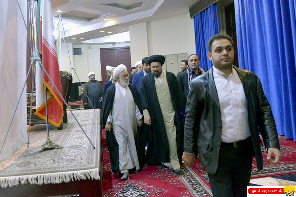 دیدار جمعی از پیشکسوتان آموزش و پرورش با آیت الله سید حسن خمینی
