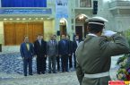 ادای احترام استاندار نجف اشرف با آرمانهای امام راحل (س)