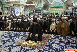 دیدار جمعی از مدیران آموزش و پرورش قائم شهر با آیت الله سید حسن خمینی