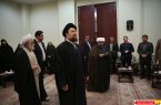 دیدار جمعی از مدیران آموزش و پرورش قائم شهر با آیت الله سید حسن خمینی
