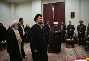 دیدار جمعی از مدیران آموزش و پرورش قائم شهر با آیت الله سید حسن خمینی