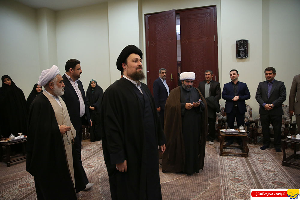 دیدار جمعی از مدیران آموزش و پرورش قائم شهر با آیت الله سید حسن خمینی