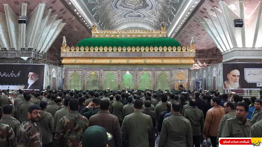 تجدید میثاق کارکنان فرماندهی حفاظت سپاه با آرمان های امام راحل (س)