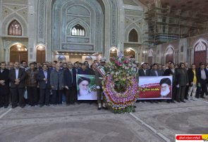 تجدید میثاق فرماندار و جمعی از مسئولان شهرستان اسلامشهر با آرمان های امام راحل