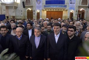دیدار وزیر و معاونان وزارت فرهنگ و ارشاد اسلامی و جمعی از هنرمندان با آیت الله سید حسن خمینی