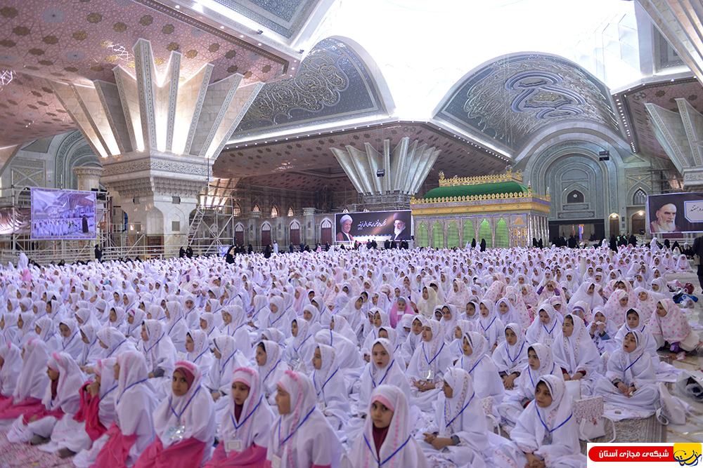 مراسم جشن تکلیف دانش آموزان با حضور آیت الله سید حسن خمینی