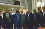 تجدید میثاق وزیر کار و معاونان و  جمعی از کارگران با آرمان های امام راحل (س)