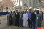 تجدید بیعت شرکت کنندگان در مسابقات بین المللی قرآن کریم طلاب حوزه های علمیه جهان اسلام با آرمان های امام راحل (س)