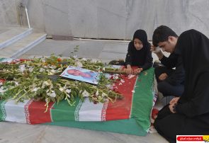 گزارش تصویری / نخستین حضور خانواده شهید سبزعلی زاده برسرمزارش