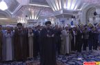 اقامه نماز مغرب و عشا روز پانزدهم تیر ماه نودو شش به امامت آیت الله سید حسن خمینی