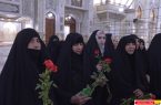 گزارش تصویری / ادای احترام خانواده های شهدای مدافع حرم کشور عراق به مقام شامخ امام راحل