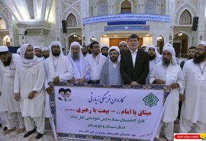 تجدید میثاق فارغ التحصیلان ممتار مدارس علوم دینی اهل سنت استان سیستان و بلوچستان با آرمان های امام راحل(س)