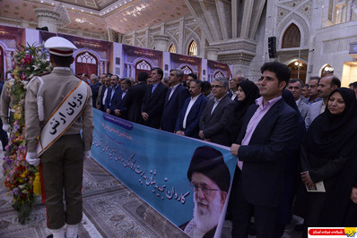 تجدید میثاق مدیرعامل ، معاونین و کارکنان سازمان تامین اجتماعی با آرمان های امام راحل