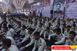 گزارش تصویری :تجدید میثاق جمعی از فرماندهان و بسیجیان سپاه در حرم مطهر امام راخل