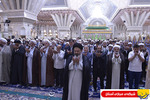 گزارش تصویری : تجدید میثاق نماینده ولی فقیه و روحانیون کاروانها ی امور حج و زیارت با  آرمانهای امام راحل