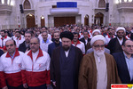 تجدید میثاق : مدیران و کارکنان جمعیت هلال احمر با آرمانهای امام راحل