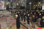 گزارش تصویری : مراسم شب نهم محرم در حرم مطهر امام راحل