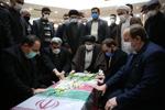 گزارش تصویری : تشییع پیکر شهید فخری زاده باحضور یادگار امام در حرم مطهر امام راحل