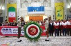 ادای احترام امدادگران پرسنل هلال احمر به رهبر کبیر انتقلاب اسلامی و دیدار با حجت الاسلام و المسلمین سید حسن خمینی