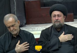 مراسم عزاداری سرور و سالار شهیدان در شب عاشورای حسینی(ع)  در حرم مطهر امام خمینی (س)