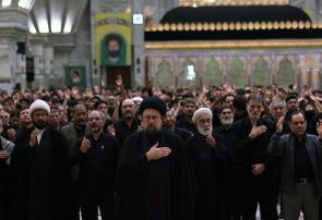 عزاداری ظهر عاشورا در حرم مطهر امام خمینی (س)