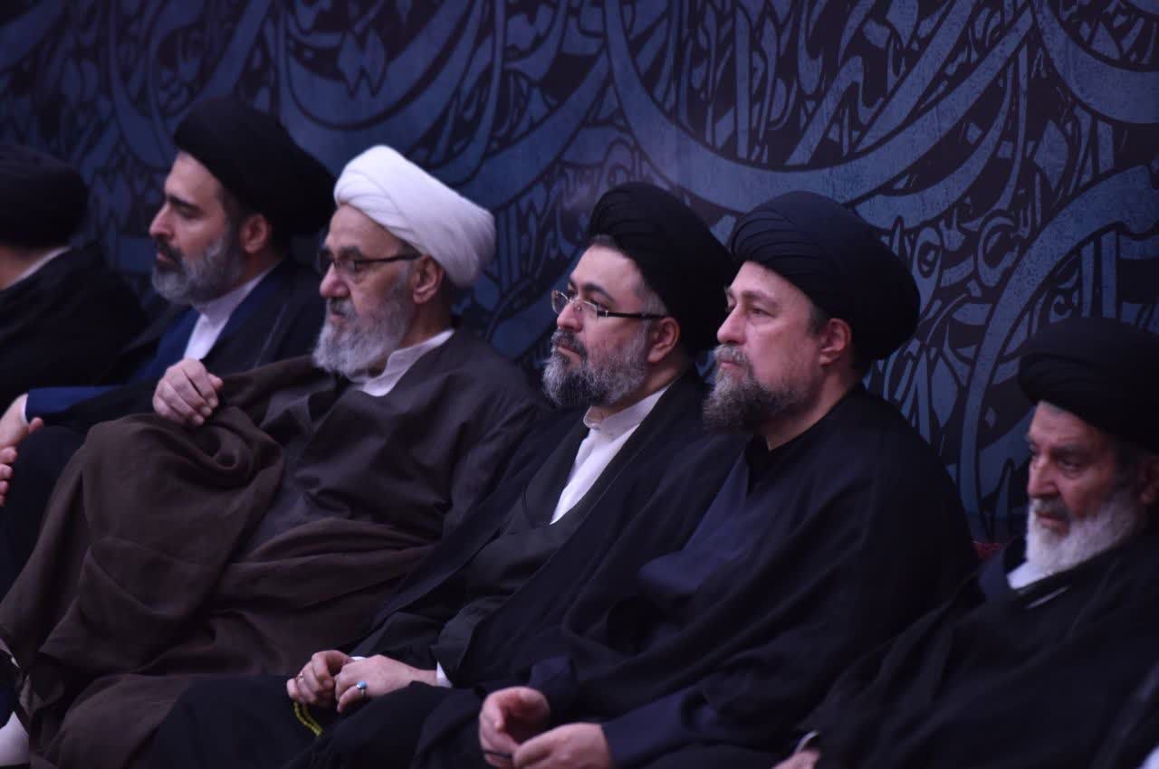 برگزاری دومین شب مراسم عزاداری سالار شهیدان در حرم مطهر امام خمینی(س) با حضور یادگار امام