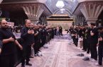 حضور هیأت شهرک گلریز در حرم امام خمینی(ره) و برگزاری مراسم عزاداری