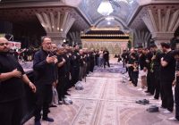 حضور هیأت شهرک گلریز در حرم امام خمینی(ره) و برگزاری مراسم عزاداری