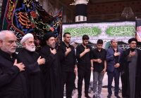 حضور هیأت شهرک گلریز در حرم امام خمینی(ره) و برگزاری مراسم عزاداری ظهر عاشورا