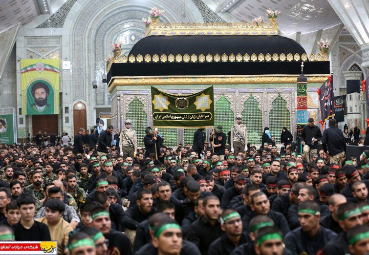عزاداری شب عاشورا در حرم مطهر امام خمینی (س)
