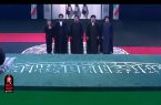 ادای احترام بیت امام خمینی(ره) به پیکر مطهر رهبر شهید انقلاب اسلامی