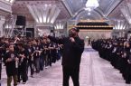 اجرای سرود و نوحه حماسی دانش آموزی در حرم مطهر امام خمینی
