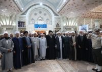 ادای احترام مهمانان چهلمین کنفرانس وحدت اسلامی به بنیانگذار جمهوری اسلامی ایران با حضور یادگار امام